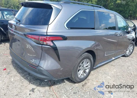 2021 Toyota Sienna Xle from USA, damaged, VIN 5TDYRKEC1MS071251